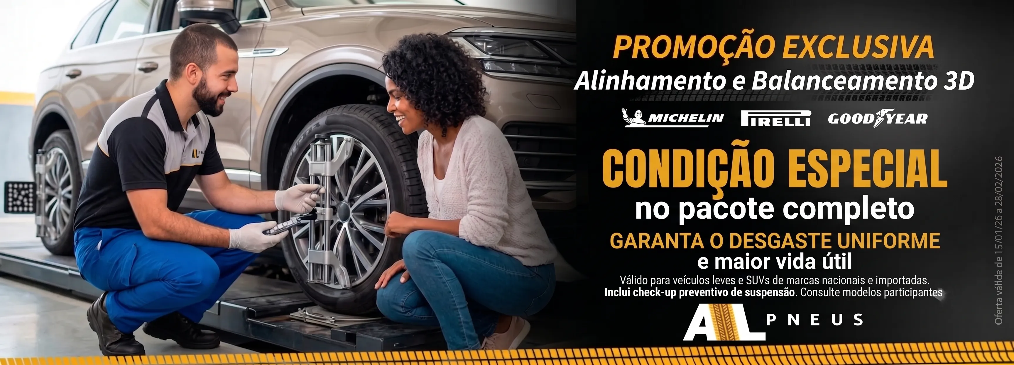 Promoção balanceamento e alinhamento