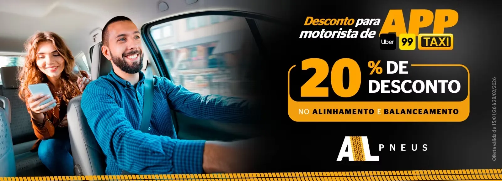 Desconto de 20% para Motoristas de App
