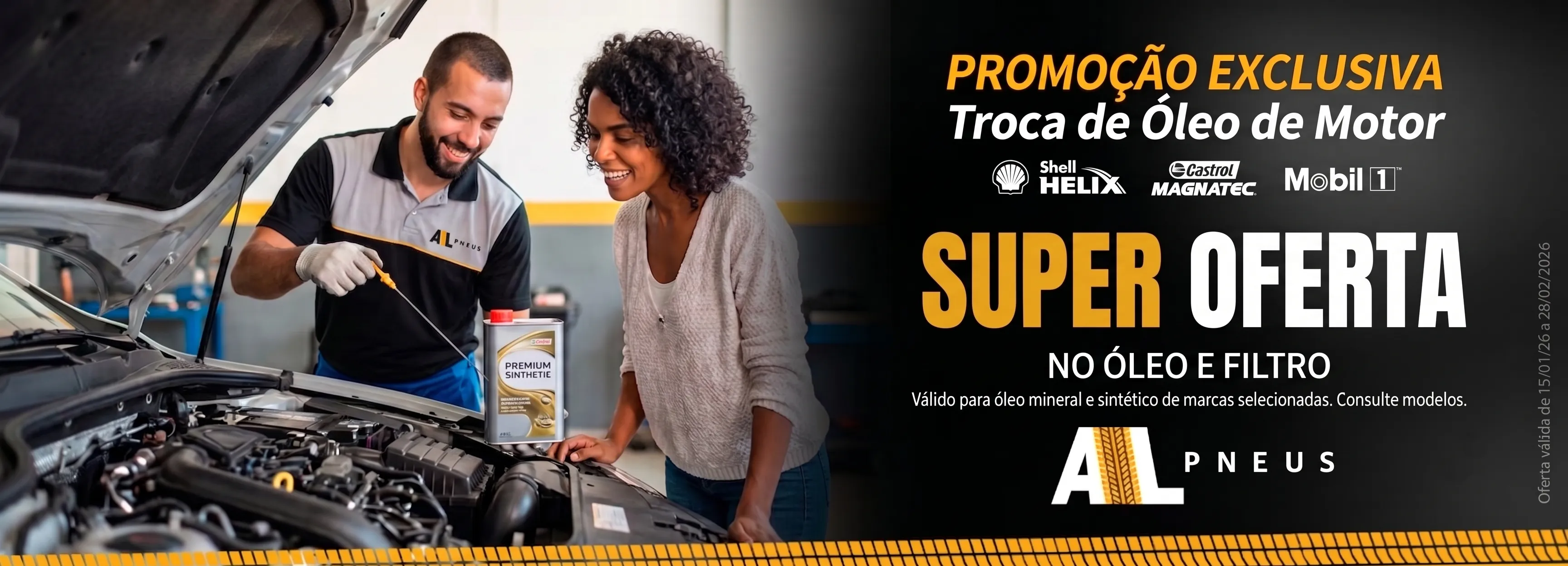Promoção Super Troca de Óleo